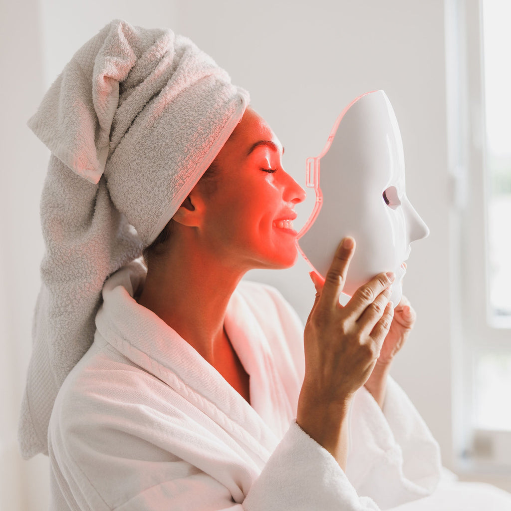 At-Home LED Glow Therapy Mask