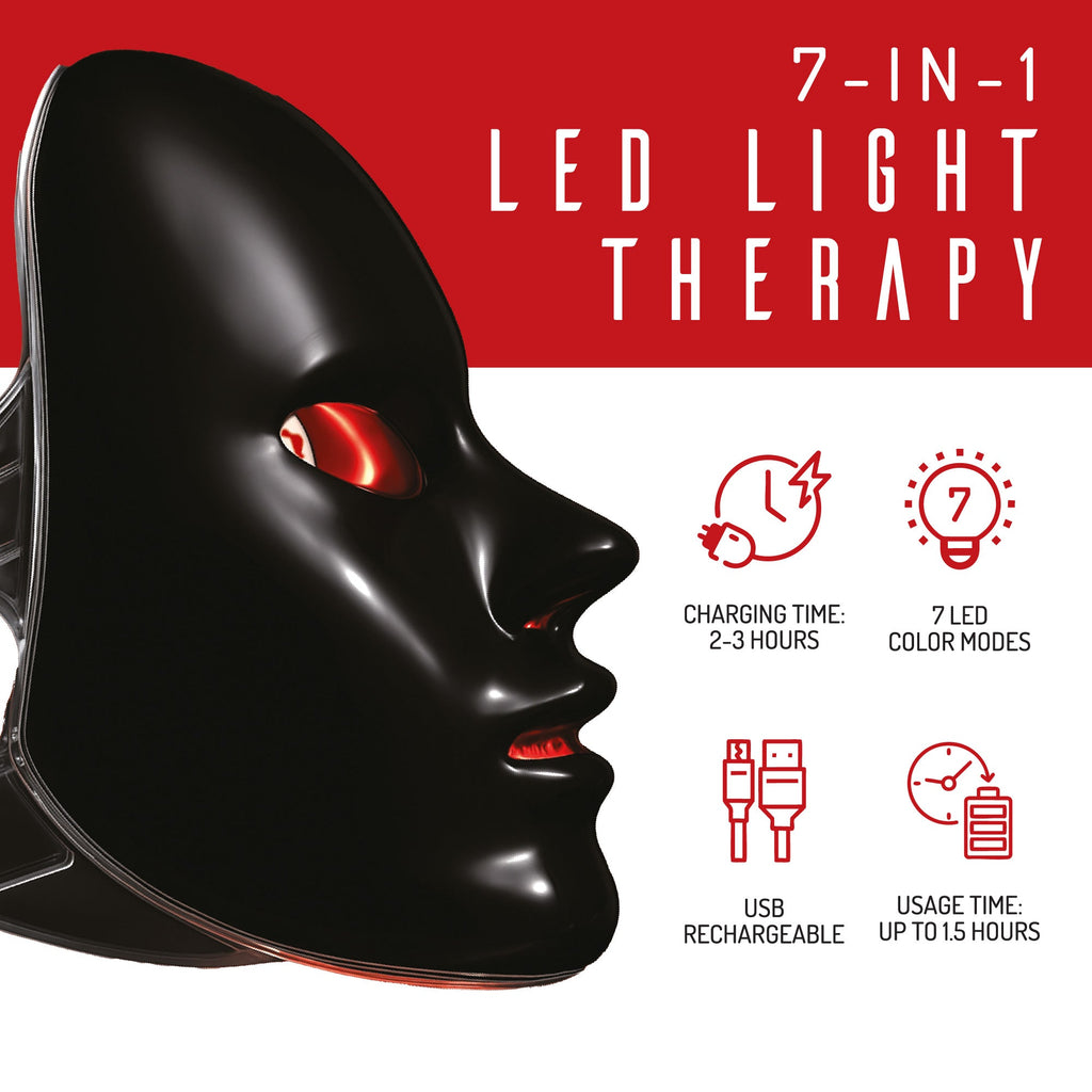 At-Home LED Glow Therapy Mask