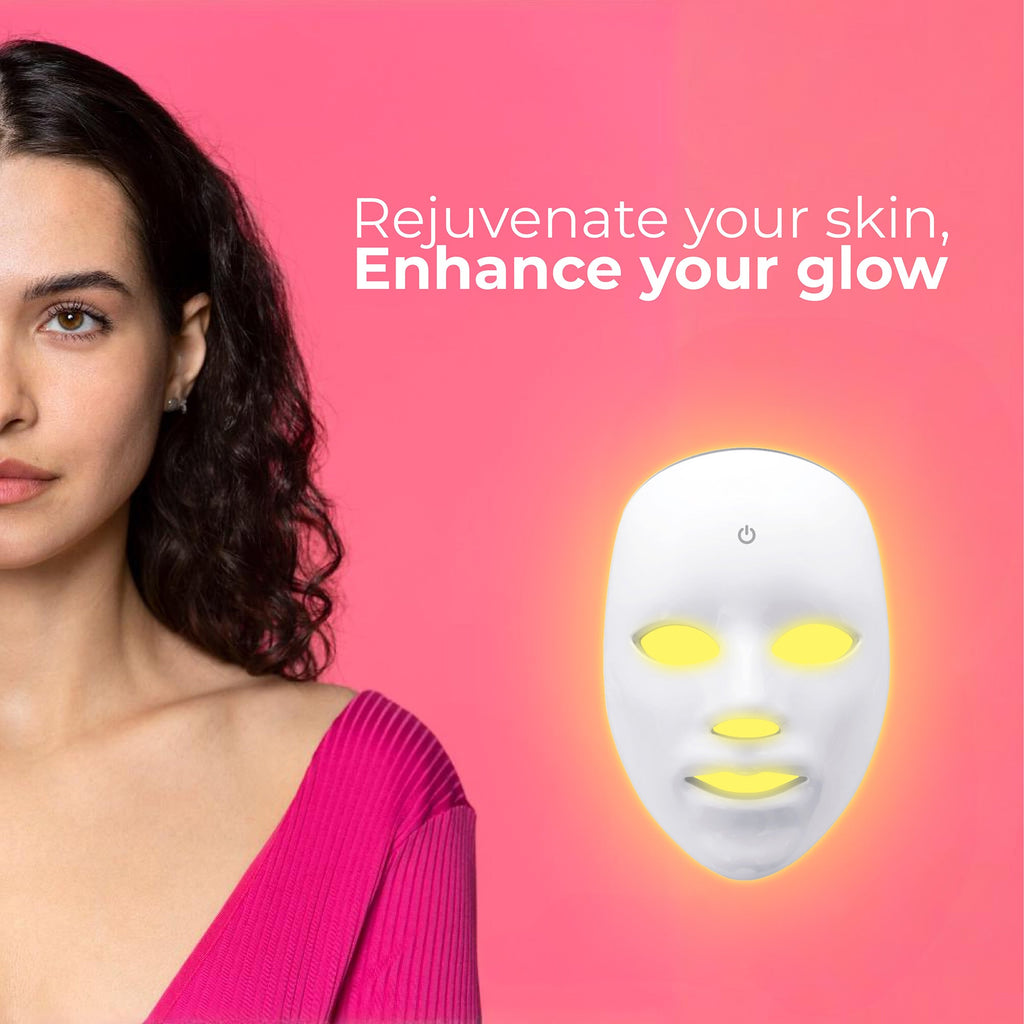 At-Home LED Glow Therapy Mask
